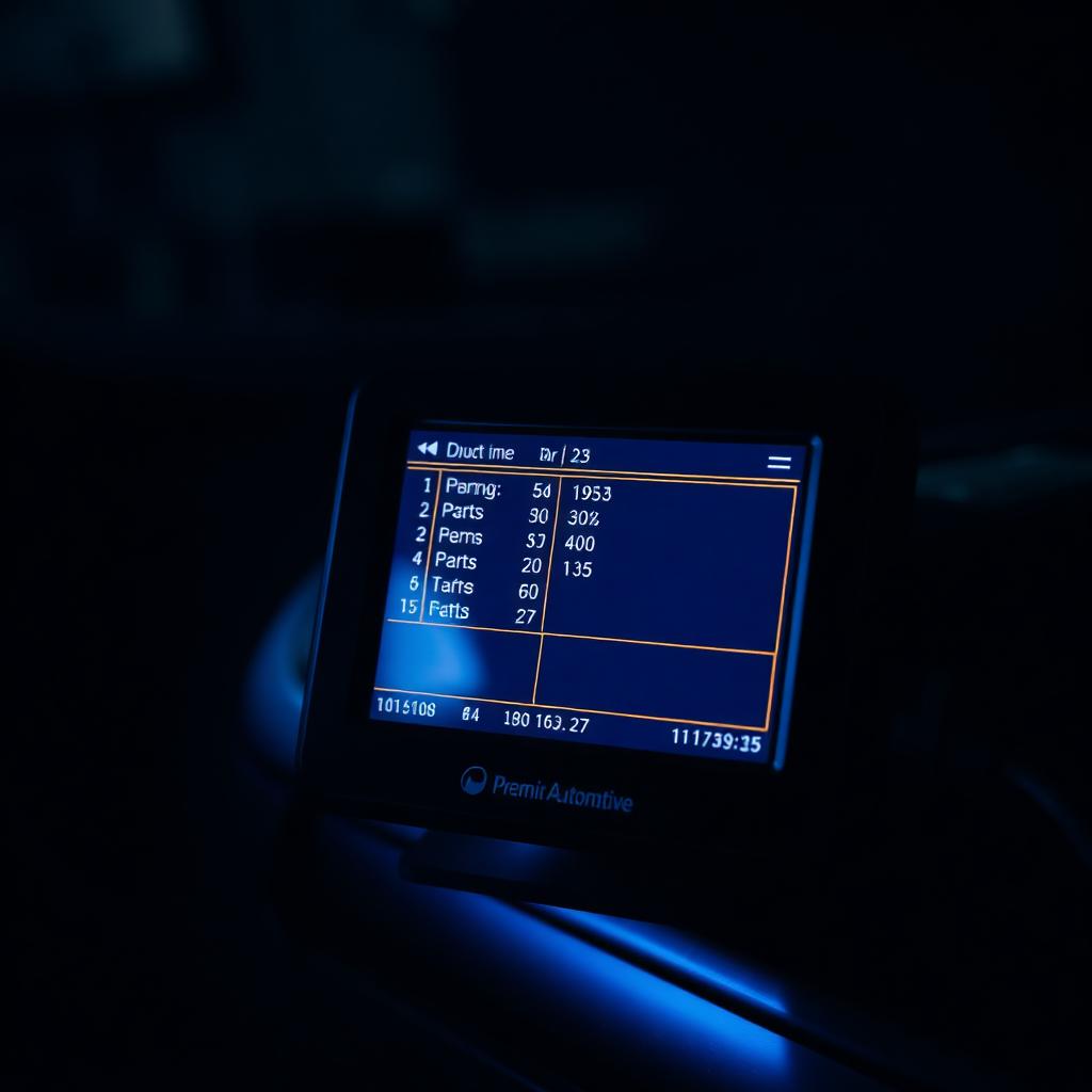 Vehicle diagnostics in progress